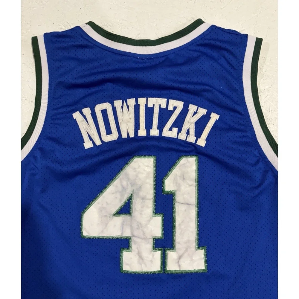 Adidas Dallas Mavericks Dirk Nowitzki Hardwood‎ Classics Jersey 2000-2001 Size S